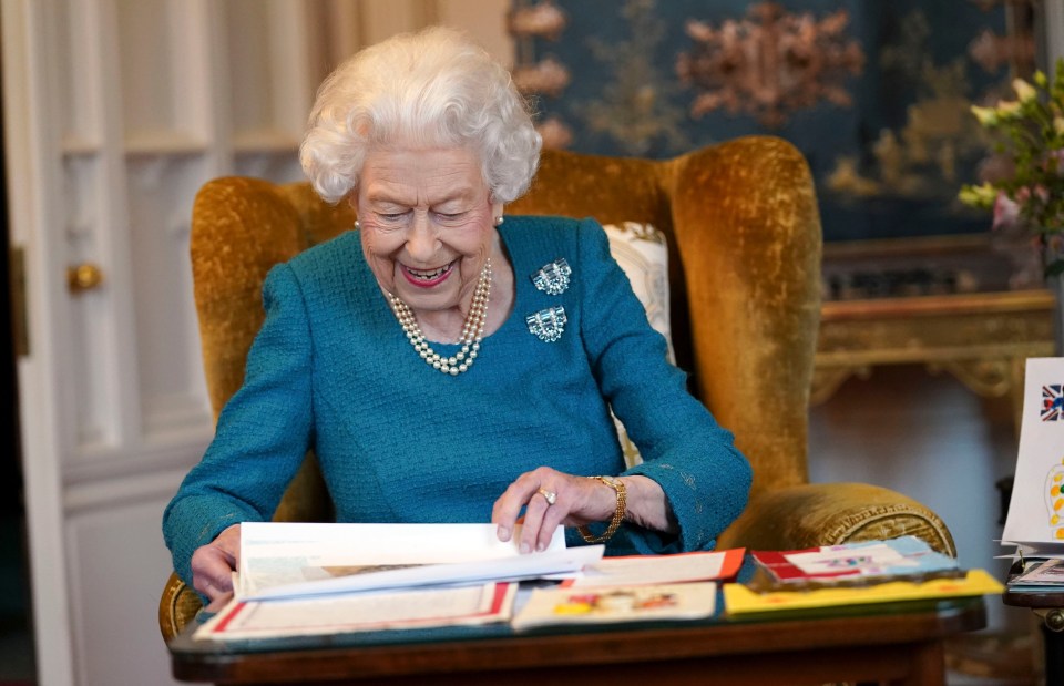 The Queen was delighted by the cards, letters and recipes she received, remarking one was 'quite fun'