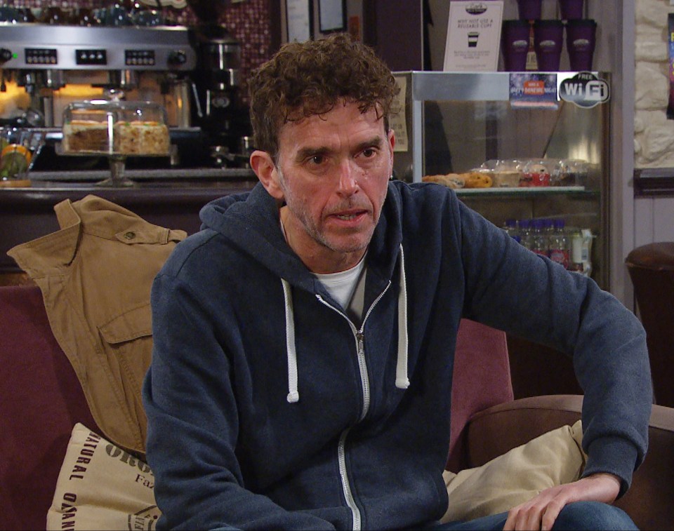 Mark, seen here on the soap last year, is a Dales legend