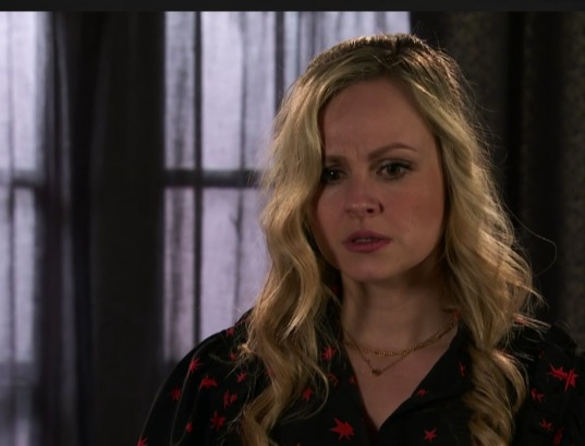 Sarah Platt is convinced Adam Barlow has been having an affair with Lydia