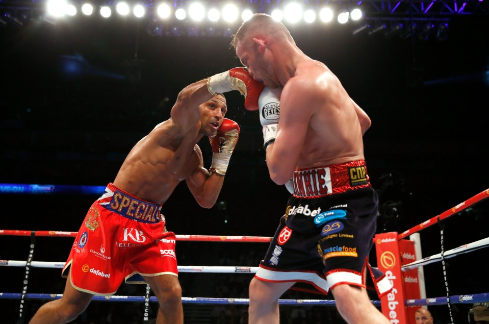 Kell Brook beat Brit Frankie Gavin in 2015