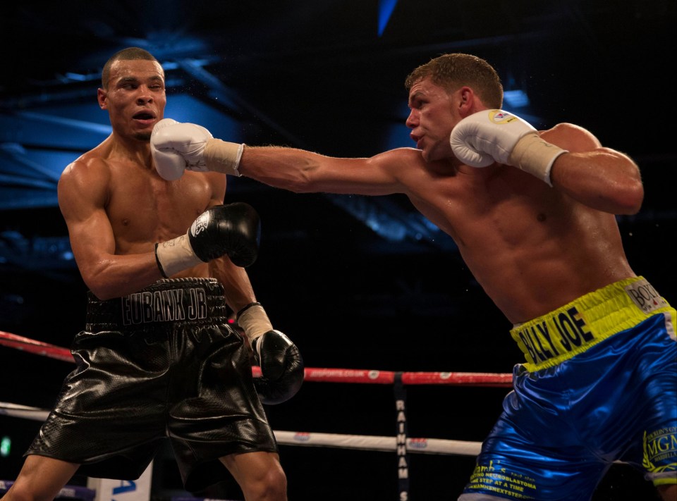 Chris Eubank Jr was beaten by Billy Joe Saunders in 2014