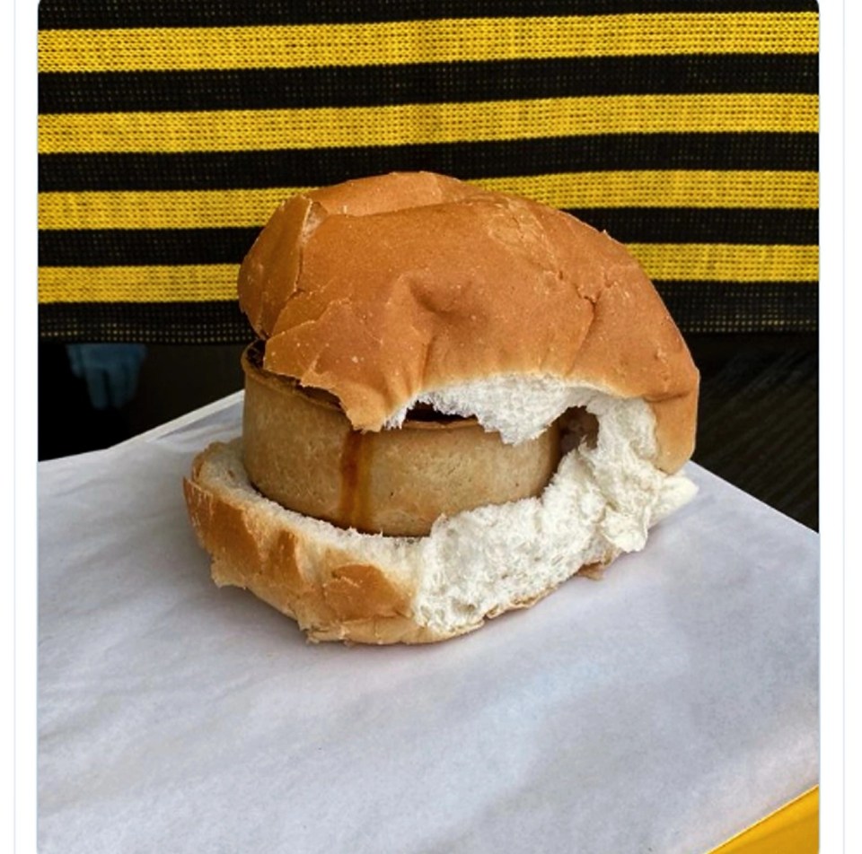 Known as a Wigan kebab – though the club is in the Scottish Highlands – the meat pie in a barm cake is a bargain at £2.50