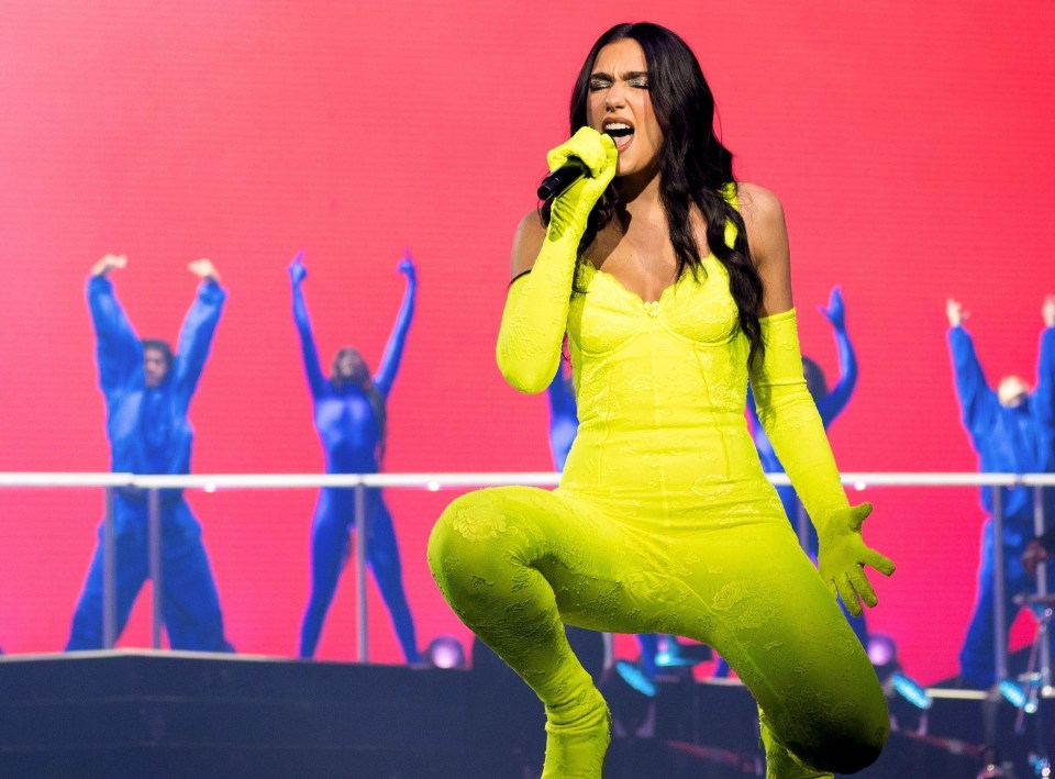 Dua Lipa performed a storming 18-song set at the FTX Arena in Miami, fresh from winning the Best Pop/R&B prize at the Brit Awards