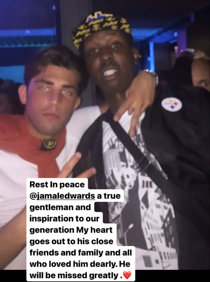 Love Island star Jack Fincham described Jamal as an 'inspiration to our generation'