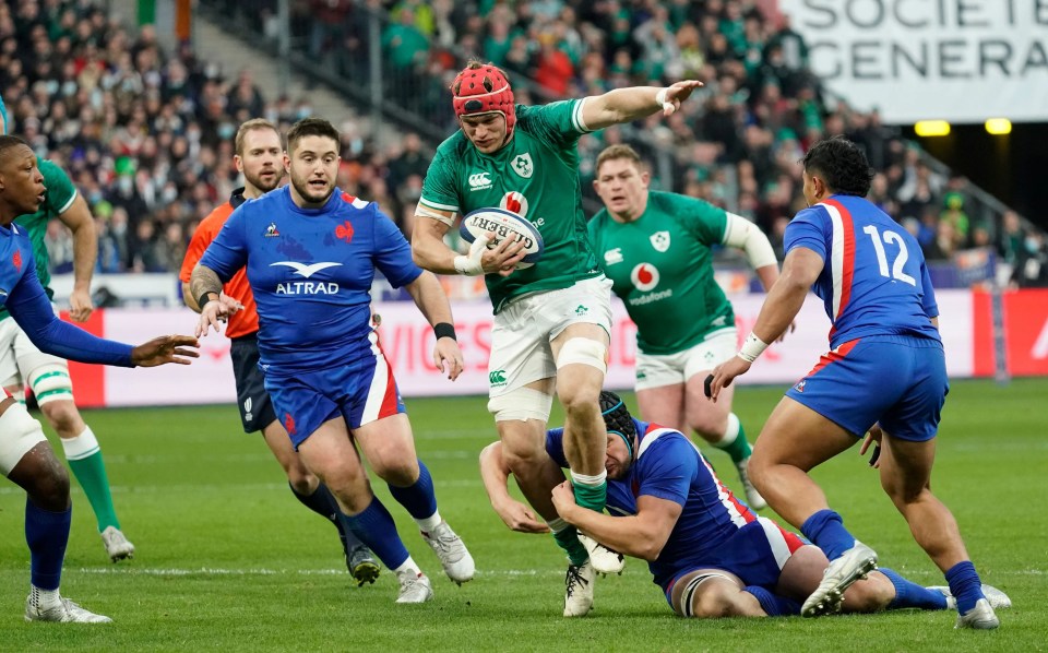 Josh Van der Flier battles through as Ireland fought back in vain