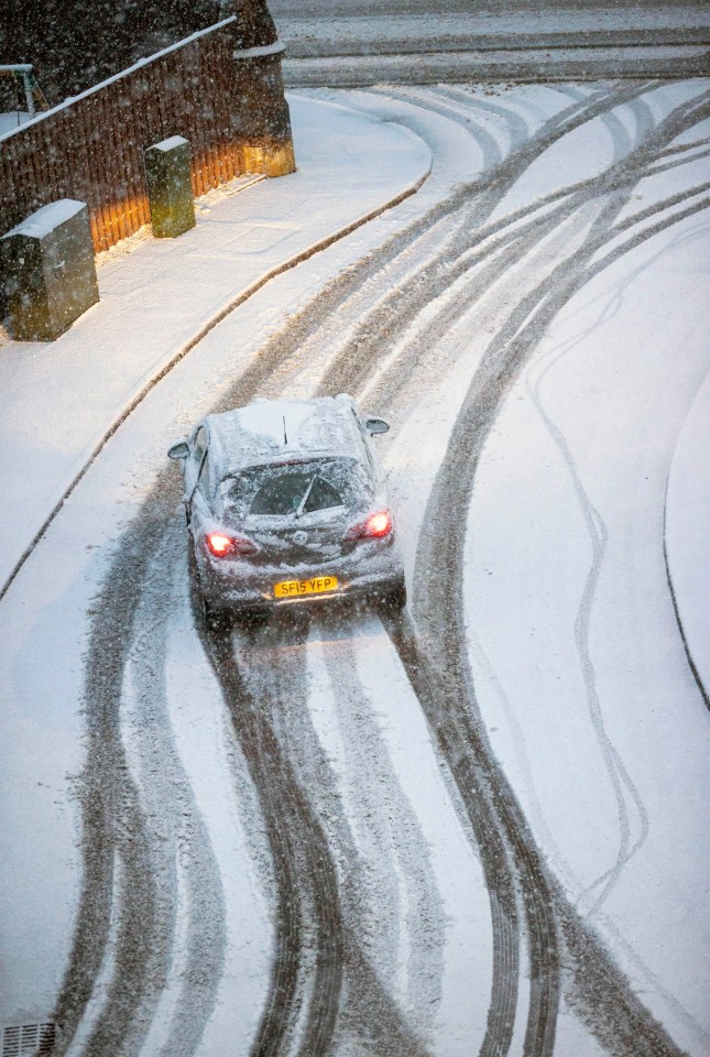 Storm Eunice arrives in Paisley, Scotland