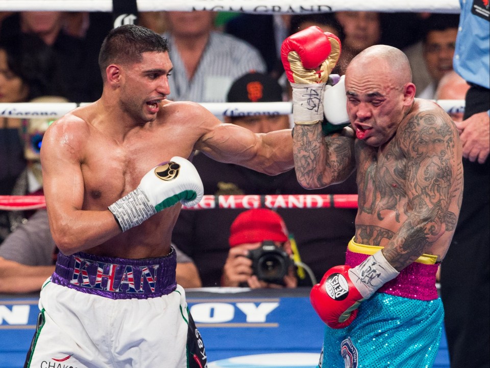 Khan put on a boxing masterclass to beat Luis Collazo