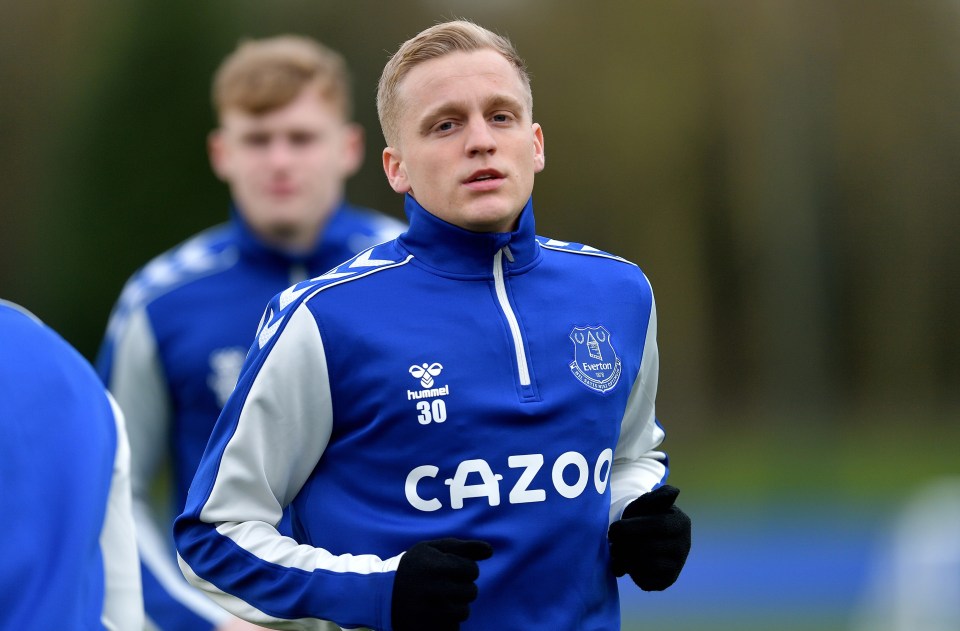 Donny van de Beek has arrived on loan from Manchester United