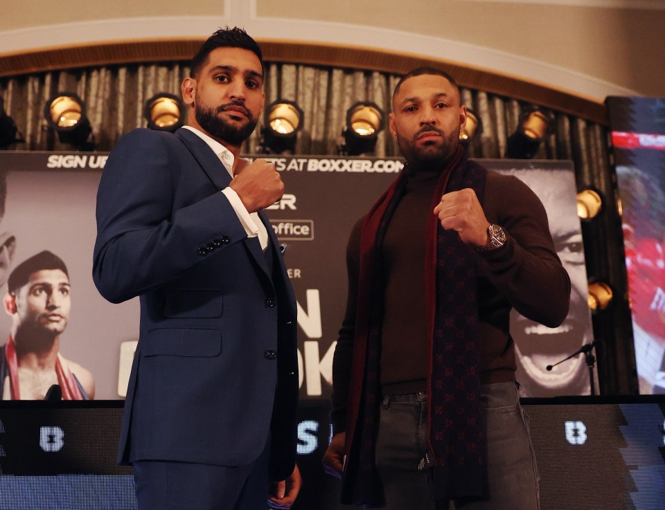 Amir Khan and Kell Brook fight on February 19