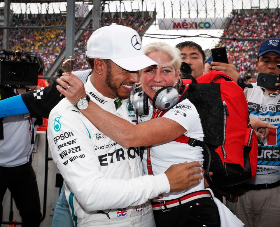 Lewis Hamilton and Angela Cullen share a special bond