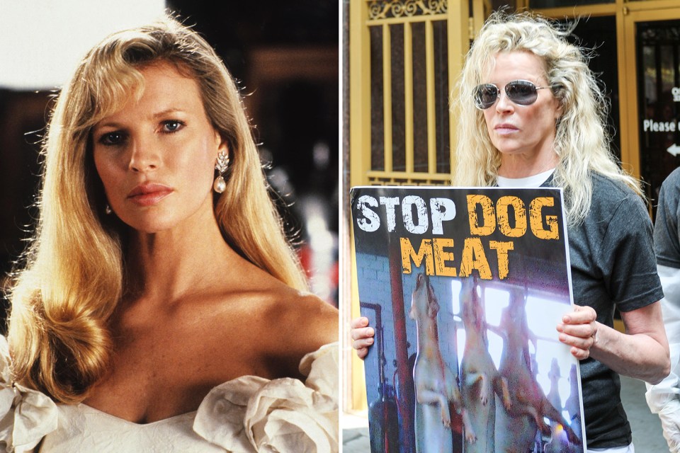 Kim Basinger is now more likely to be seen protesting