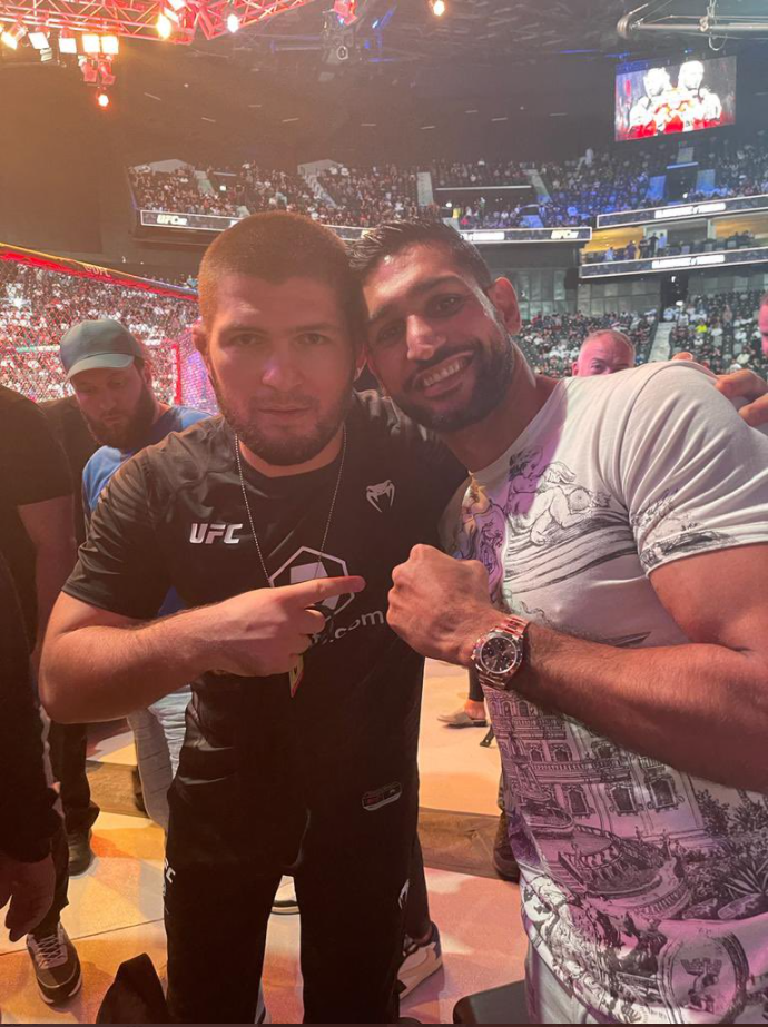 Khabib Nurmagomedov and Amir Khan