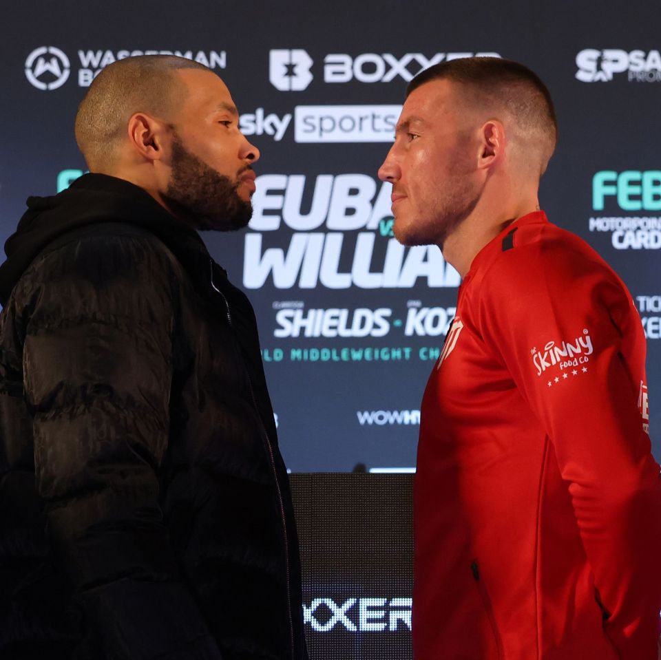 Chris Eubank Jr and Liam Williams face off in Cardiff