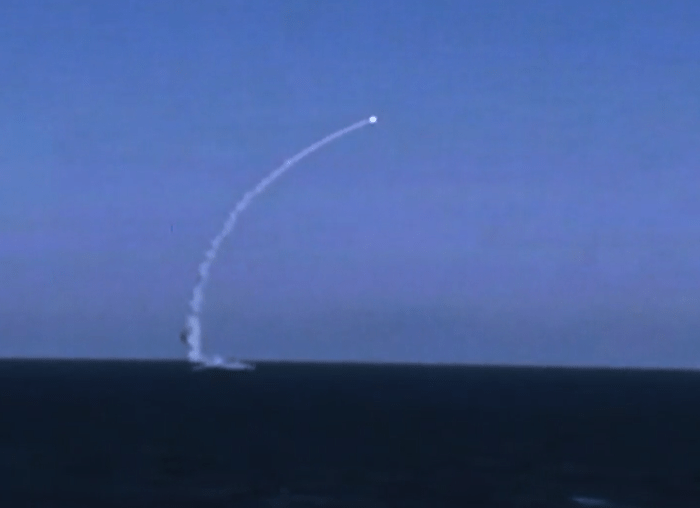 Kalibr cruise missiles were launched from ships and submarines