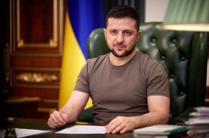 Ukrainian President Volodymyr Zelensky