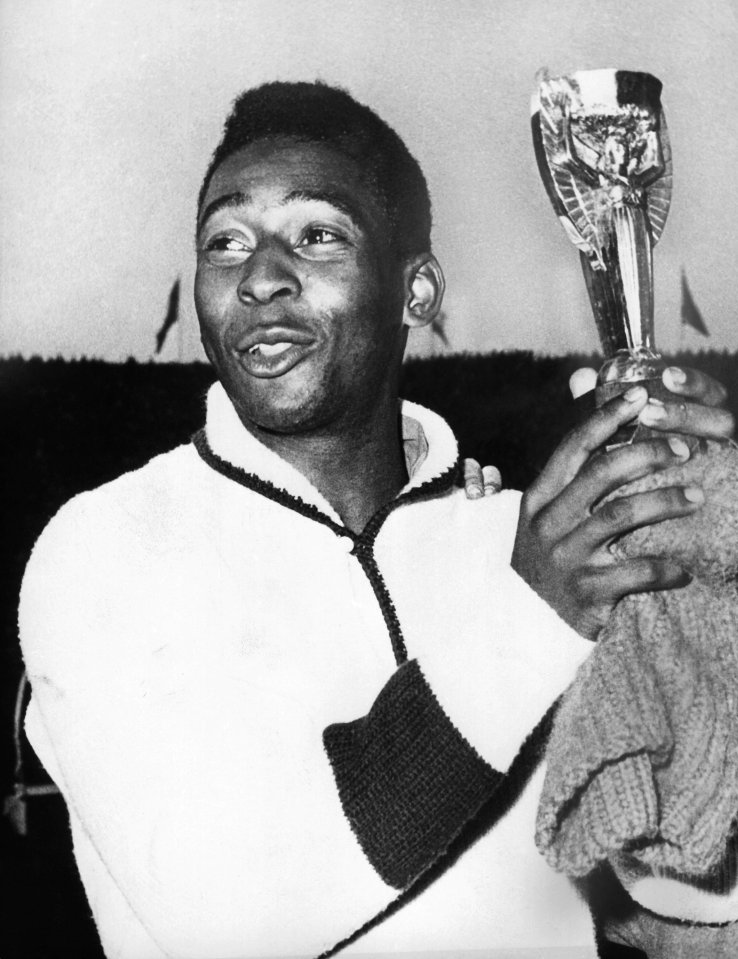 Pele got his hands on the World Cup in 1962 despite being injured for the final