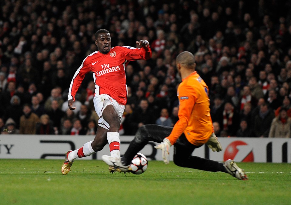 Eboue spent seven years in England as an Arsenal player