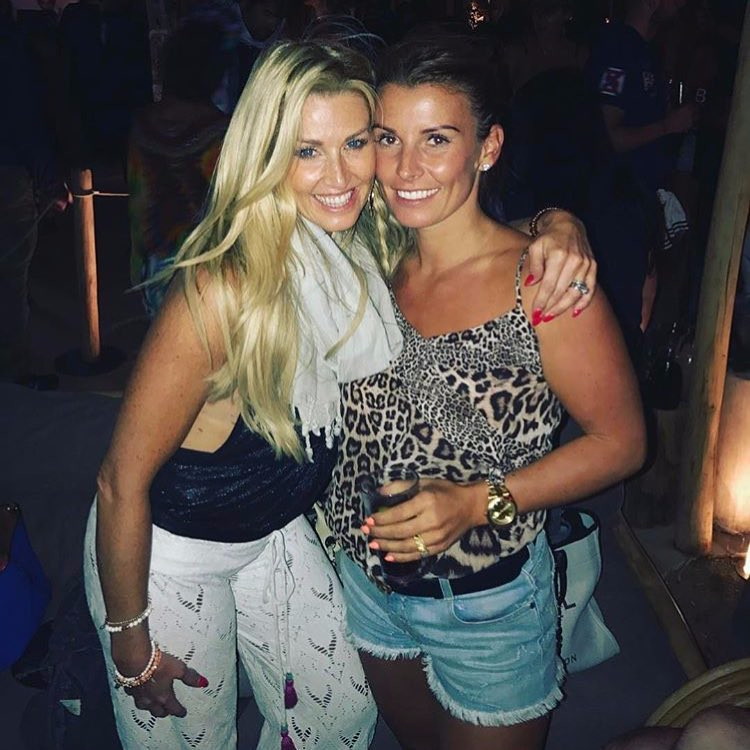 Rebekah Vardy appears to blame leaks on Leanne Brown, pictured here with Coleen