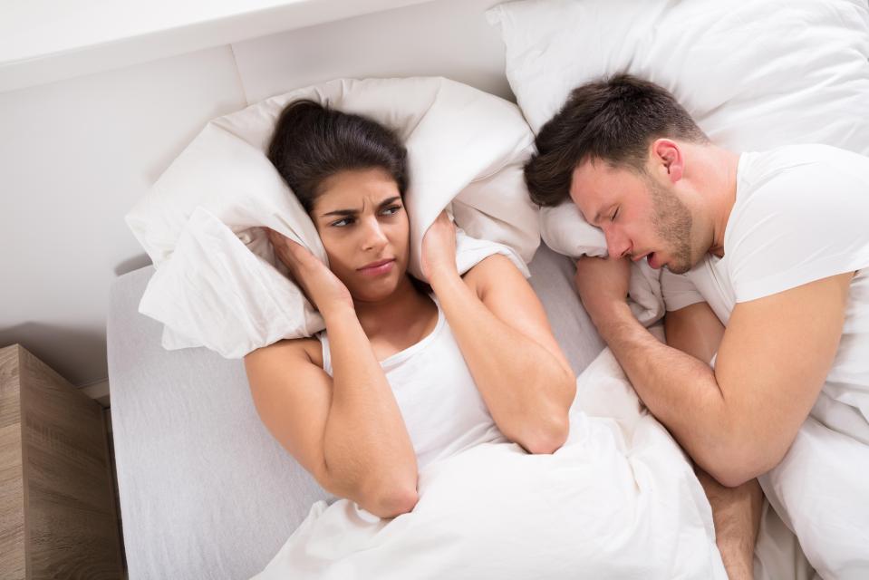 It can be very difficult to sleep if you're next to a noisy snorer