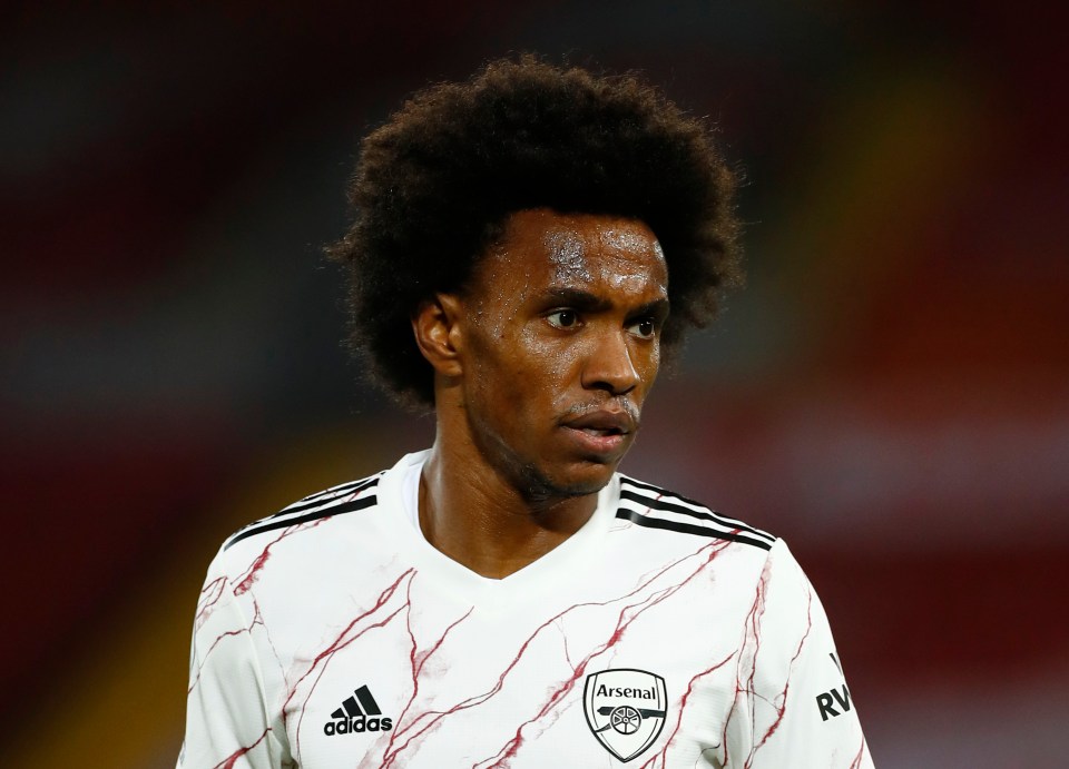 Willian's year at Arsenal did not go to plan and he wanted to leave after just three months