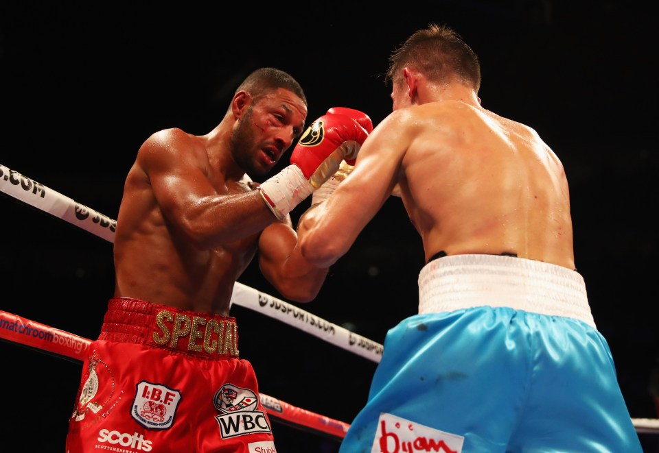 Kell Brook jumped to middleweight to fight Gennady Golovkin