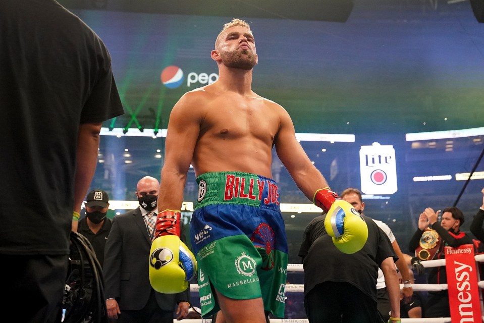 Billy Joe Saunders said he would return to rematch Chris Eubank Jr