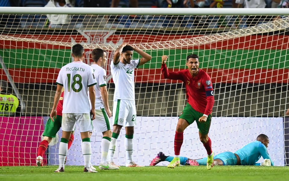 Ronaldo achieved the record with a 96th-minute headed winner against the Republic of Ireland