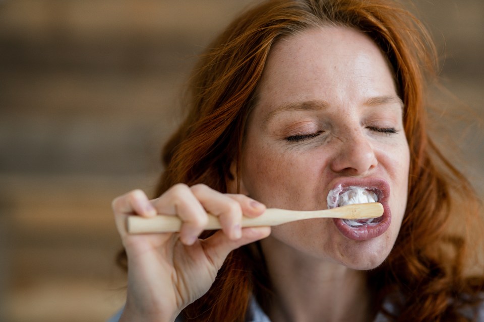 Don’t brush too hard or in the same pattern every day, an expert has said