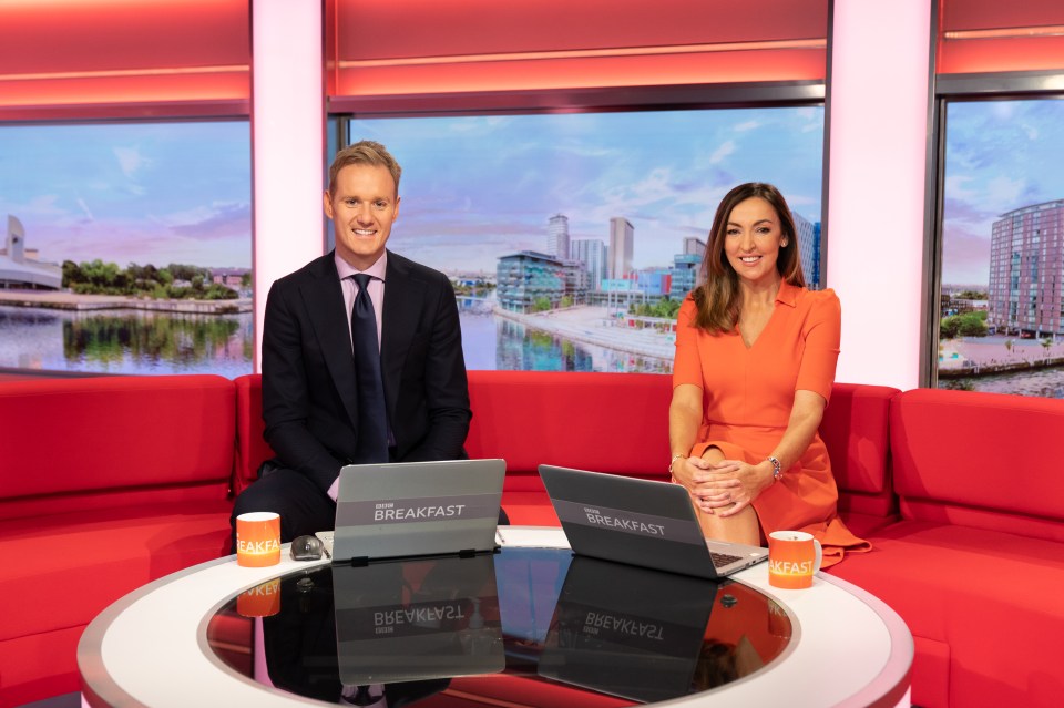 Dan and Sally normally present BBC Breakfast