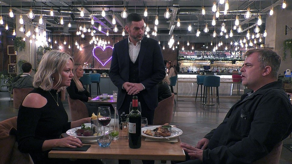 The star knows all about finding love as the host of First Dates