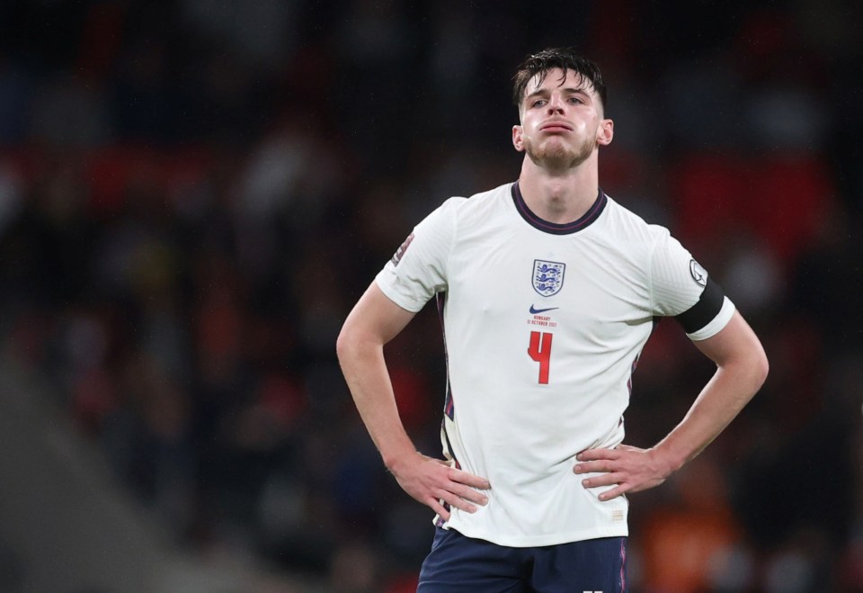 West Ham skipper Declan Rice hopes to captain England in the future