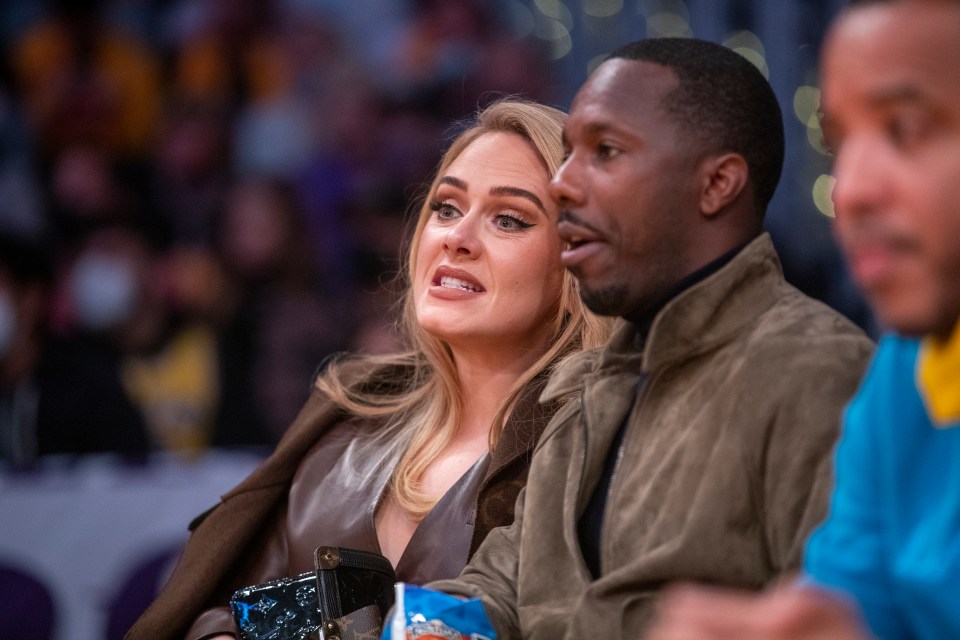 Adele with her boyfriend Rich Paul