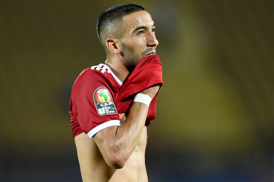 Ziyech has been banished from Morocco duty for his 'behaviour' not justifying selection