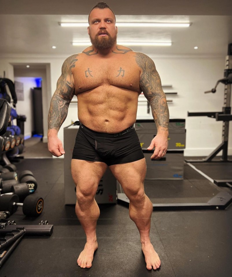 Bjornsson is gearing up for a showdown with former friend turned foe Eddie Hall