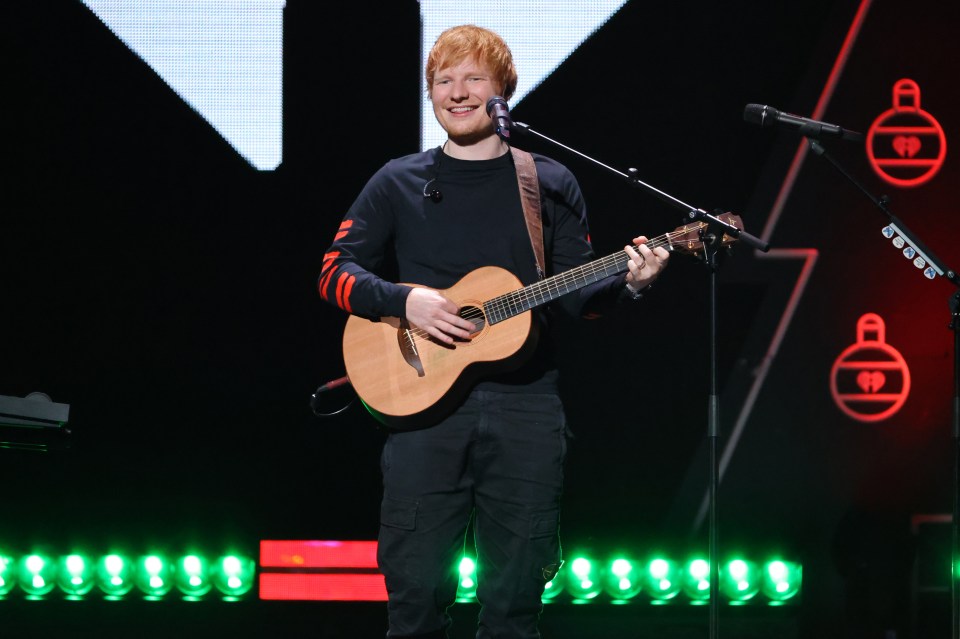 Ed's track Bad Habits spent 15 weeks at number 1 in the site's GB Top Artists chart.