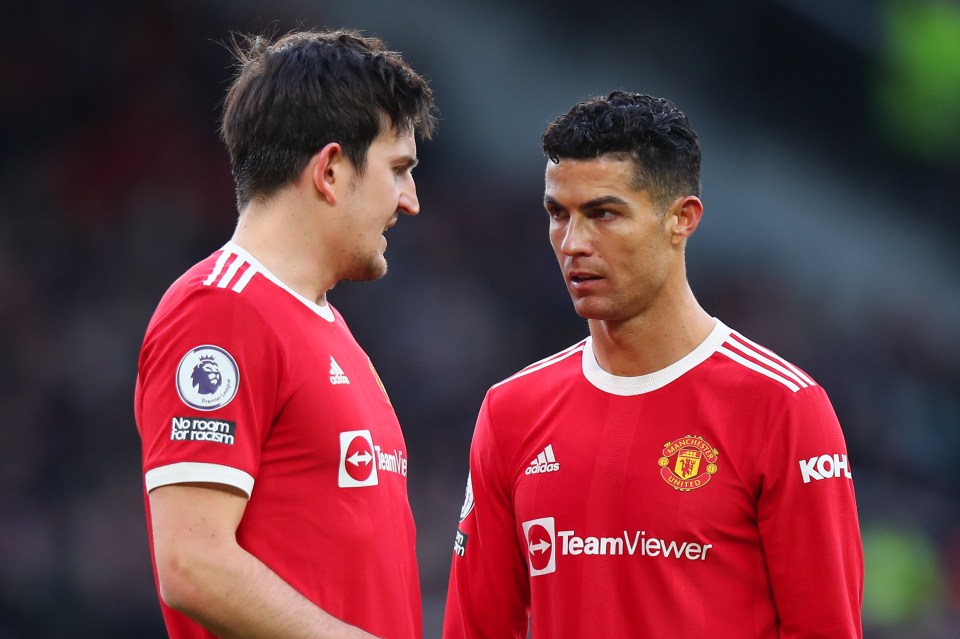 Maguire is reportedly in a power struggle with Cristiano Ronaldo