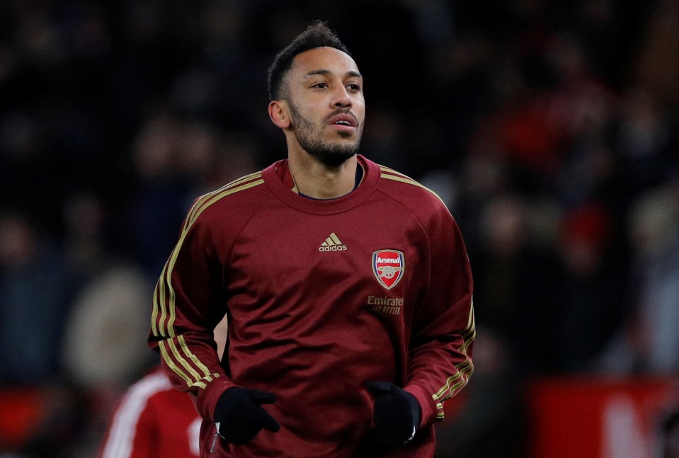 Pierre-Emerick Aubameyang has used a love heart emoji to say goodbye to Arsenal