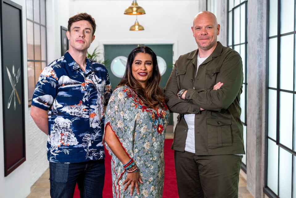 Ed is a judge on the Great British Menu alongside Tom Kerridge and Nisha Katona