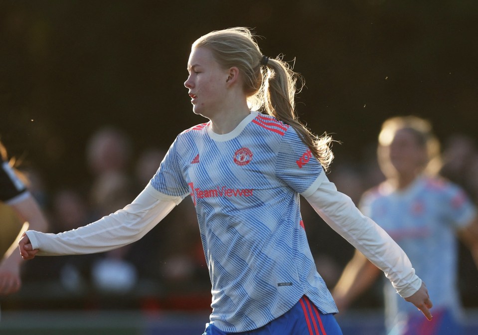 Karna Solskjaer and her Man United's Under-21 team-mates have enjoying a good run this season