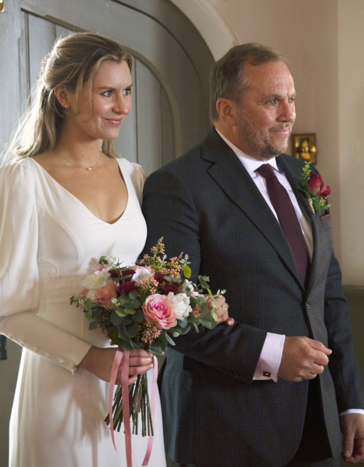 Dawn and daughter Will Taylor on her wedding day in the ITV soap