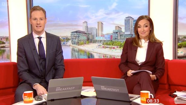 BBC Breakfast's Sally Nugent took a cheeky swipe at Dan Walker on Tuesday's episode