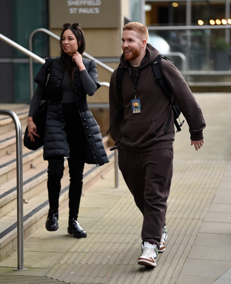 The pair danced in Sheffield on Tuesday night for the Strictly live tour