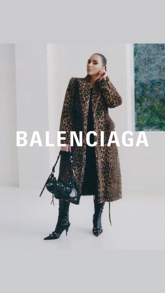 It comes as she was revealed as the new face of Balenciaga