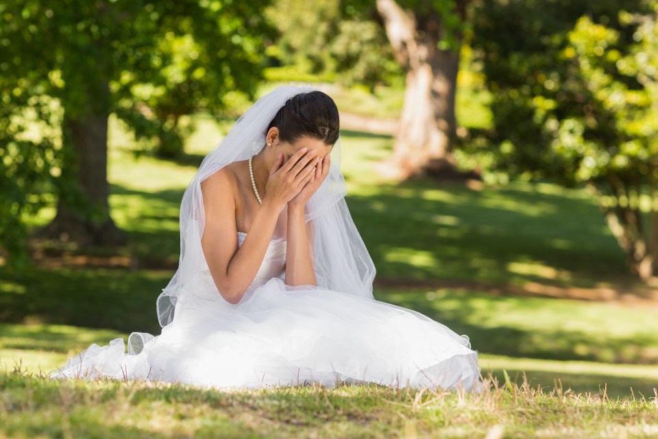 The bride said her new relative had "ruined" her wedding by wearing the gown