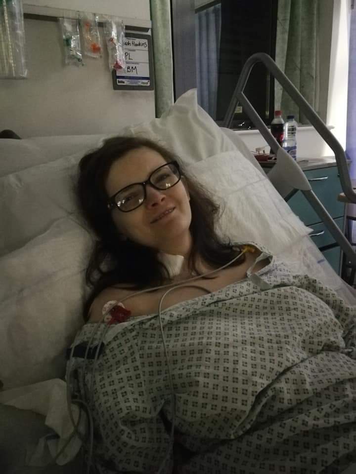 Rebekah has been in and out of hospital during the last eight years