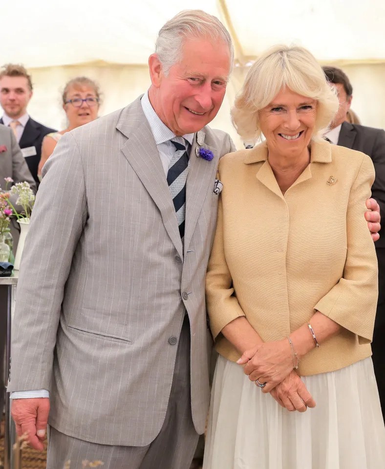 The Prince of Wales singing Happy Birthday to the Duchess of Cornwall