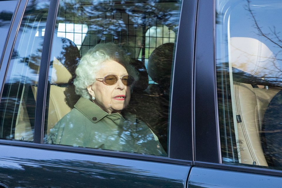 Her Majesty, seen returning to Windsor from Sandringham on Monday, is believed to have seen her eldest son on Tuesday