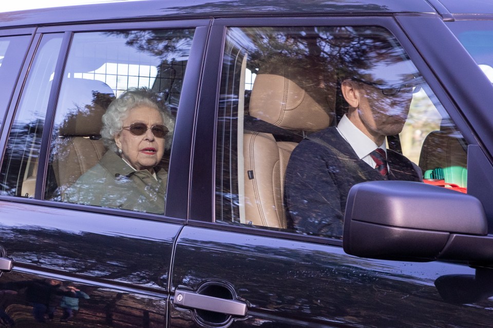 Her Majesty looked happy and relaxed as she left Sandringham