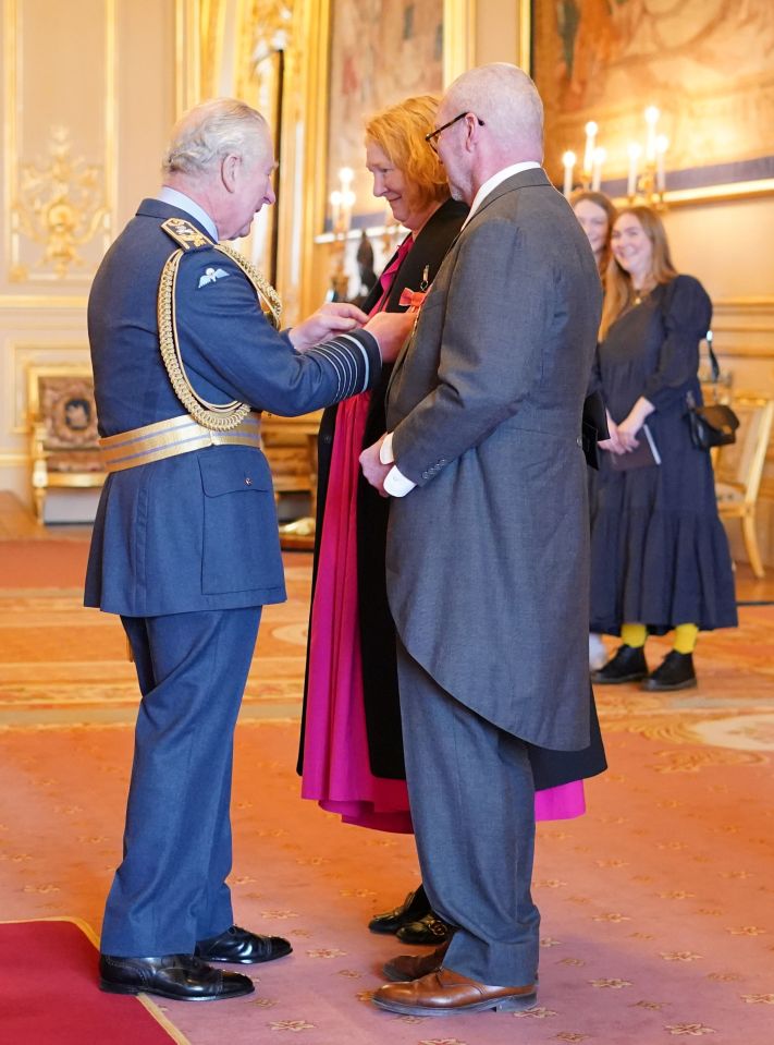 Prince Charles at the Investiture at Windsor Castle on Tuesday