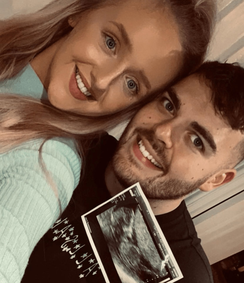 Her son David is expecting his first child